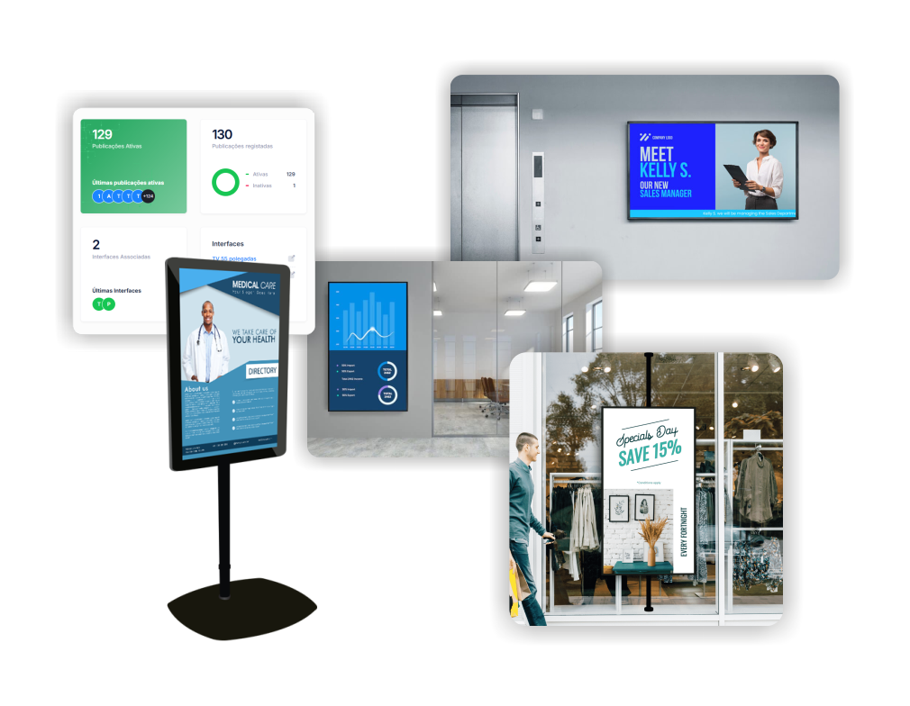 Publi — ecrã digital